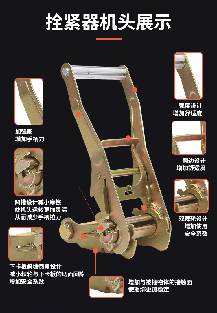 辰力拉緊器機頭